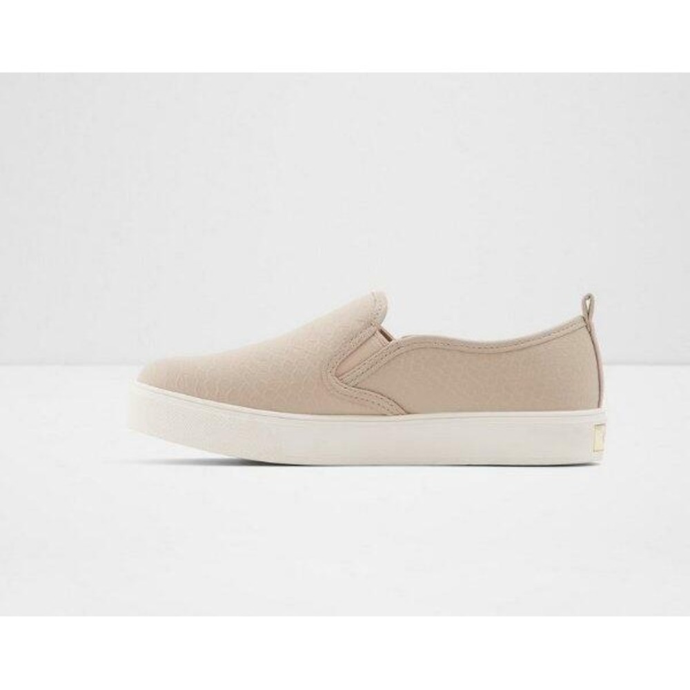 NIB Women's Aldo Jille Slip On Fashion Sneaker Platform Bone 8 - Picture 4 of 5
